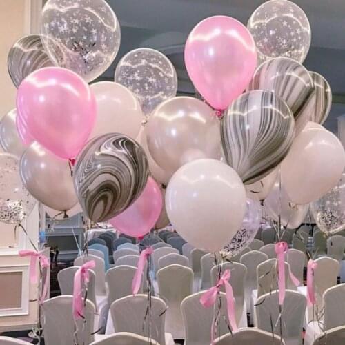 20PCS 12Inch Thick Clear Latex Balloons Transparent Star Balloon Romantic Wedding Party Birthday Decoration Inflatable Air Balls