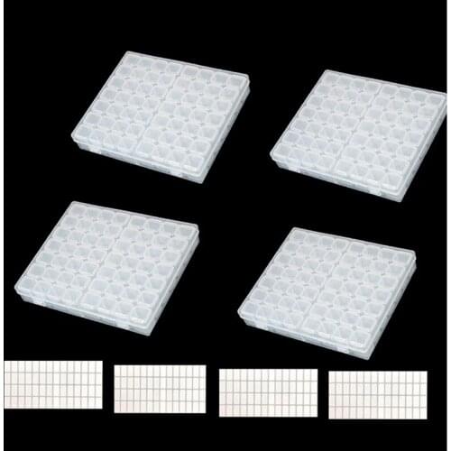 224/56/8 Lattices Diamond Painting Boxes Diamond Embroidery Accessories Home Storage Organizer Cross Stitch Cases Holder Sale