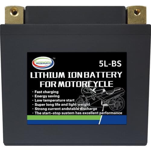 5AH Motorcycle Battery 12V LiFePO4 lithium ion 5L-BS 180CCA Size-113*70*105mm BMS Board Motorcycle Battery For KTM/Honda/Yamaha