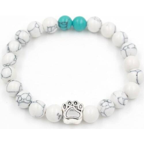 8mm vv345 micro pave cz zircon cubic zirconia elastic adjusted Charm nature stone black stone volcanic lava Charm Bracelet