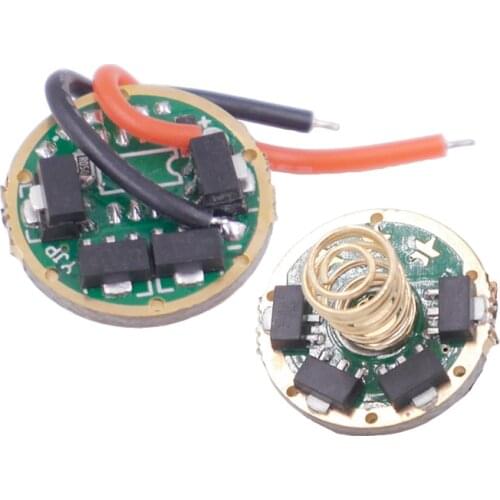 AMC7135*10 cree xml led xml2 led T6 U2 driver 17mm 3.7v-4.2v 3500mA 2/3/5mode LED Driver for CREE XML XP-L XPL HI LED Emitter