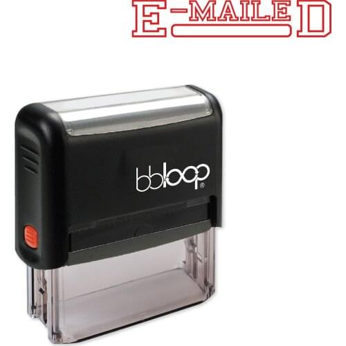 Bbloop E Mailed w/college Style Font and Design Self-Ink