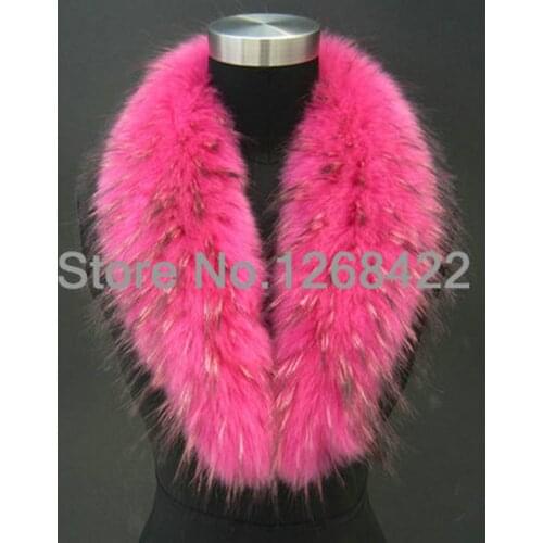 Free shopping 2014 winter raccoon fur collars shawl collar raccoon fur scarf shawl collar article cap general pink