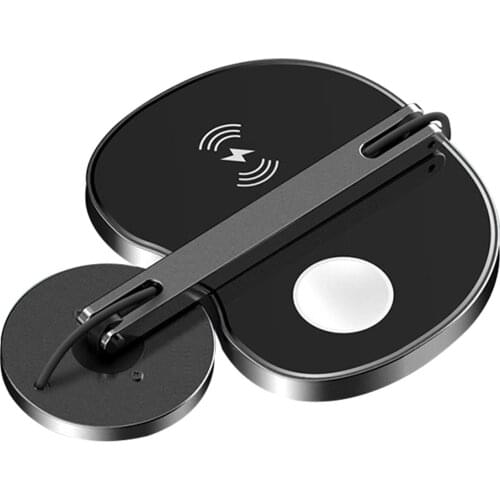 15W 3 In 1 Qi Wireless Charger Stand For IPhone 12 11 XS XR X 8 AirPods Pro Charge Dock Station For Apple Watch IWatch 5 4 3 2