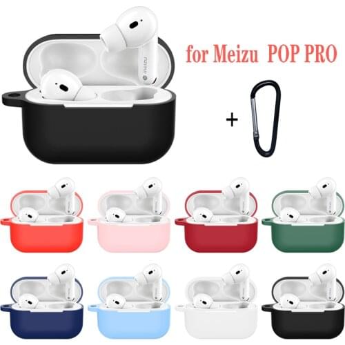 For Meizu POP Pro Case Soft Anti-fall Protection Silicone Bluetooth Earphone Cover for Meizu POP Pro TWS Cover fundas
