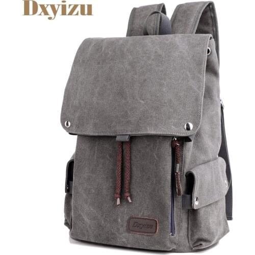 Mans Canvas Backpack String Travel Schoolbag Male Backpack Men Large Capacity Rucksack Shoulder School Bag Mochila Escolar