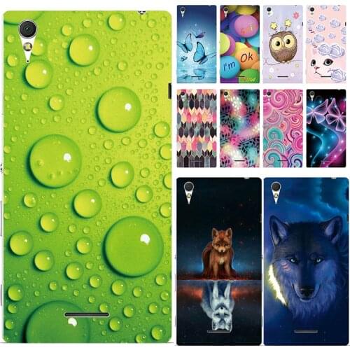 Soft Phone Case For Sony Xperia T3 M50W D5102 D5103 D5106 Cases Panda Funda Colorful Flower Silicone TPU Back Cover Shell