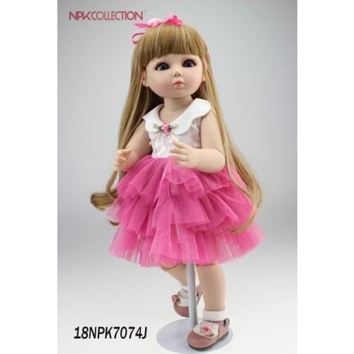 NPK 2017 new 18inch beautiful SD/BJD doll handmade doll poseable with joints gifts for your daughter