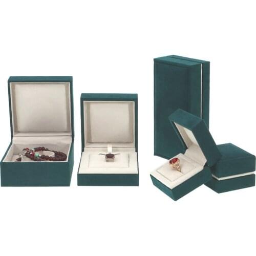 Wholesale Wedding Jewelry Organizer Box Engagement Ring For Earrings Pendant Display Gift Packaging Box Necklace Bracelet Holder