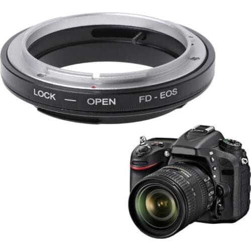 For FD-EOS Mount Adapter Ring For Canon FD Lens to for EF EOS Mount Camera Camcorder New