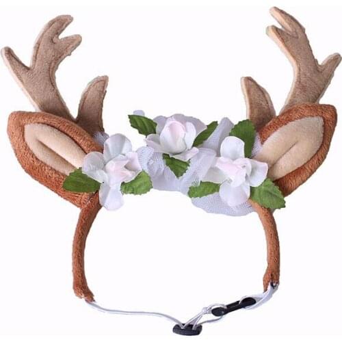 Dog Cat Headband Autumn Winter Cute Fashion Hair Hoop Retro Plaid Hair Hoop Dogs Cats Pet Puppy Festival Accessories New Year