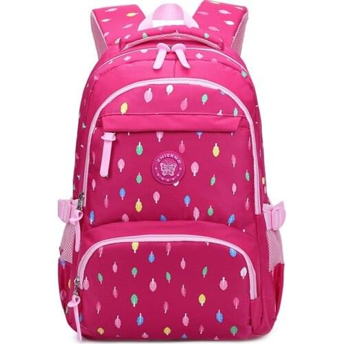 School backpack for girls 2018 student In Primary Rucksack Mochila Infantil Zip Large Capacity geometry Printing Book Bag