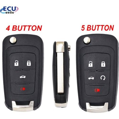 4B/ 5B New Folding Remote Key Shell For Buick Excelle GT XT Verano La Crosse Regal Flip Fold Key Case Shell With Logo