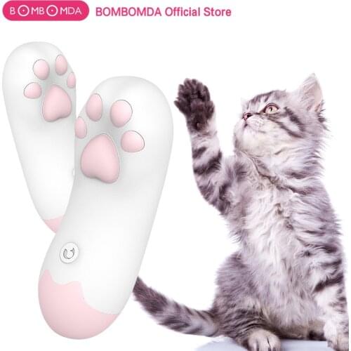BOMBOMDA Cat Claw Licking Vibrator For Women G-spot Massage Clitoris Stimulator Female Masturbation Jumping Egg Vagina Vibration