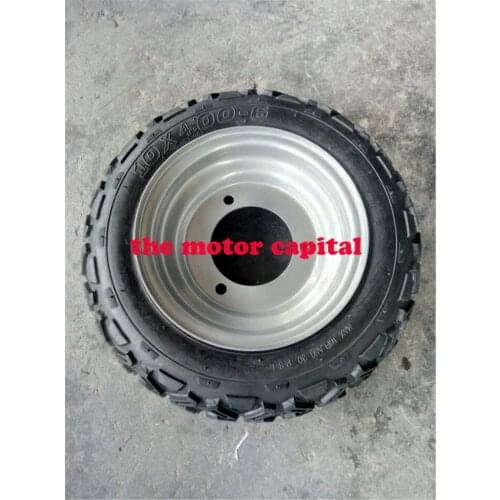 High quality 10x4.00-6 tubeless for electric scooter tires electric bike tires vacuum tire and Hub atv