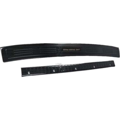 Stainless Steel Rear Bumper Protection Cover for Toyota Land Cruiser Prado 120 2003 2004 2005 2006 2007 2008 2009 Accessories