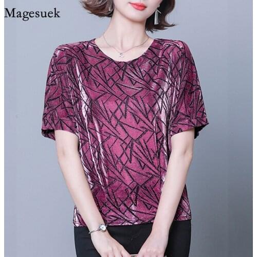 Plus Size Silver Golden Shine Womens Blouse Fashion New Elegant Shiny Sequin Blouse Tunic Glitter Shirt Tops Women Blouse 15768