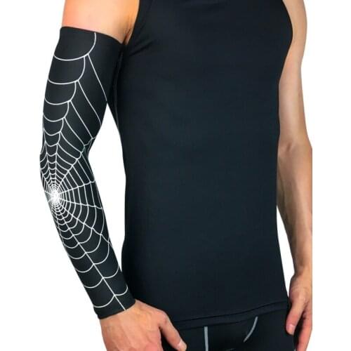 1Pcs UV Protection Running Cycling Arm Warmers Basketball Volleyball Sleeves Bike Bicycle Arm Covers Sport Elbow Pad