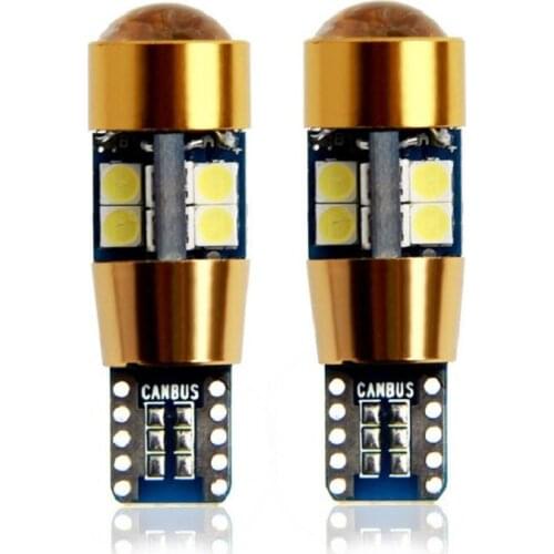 2Pcs Amber Car Position Parking Lights T10 168 194 2825 W5W 19SMD LED Light Bulb Car width indicator LED constant current