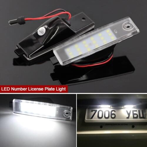 2x LED License Number Plate Light Lamp for TOYOTA Hiace S.B.V/ Highlander/ RAV4/ Land Cruiser 200/ For Lexus RX300/ For Scion XB