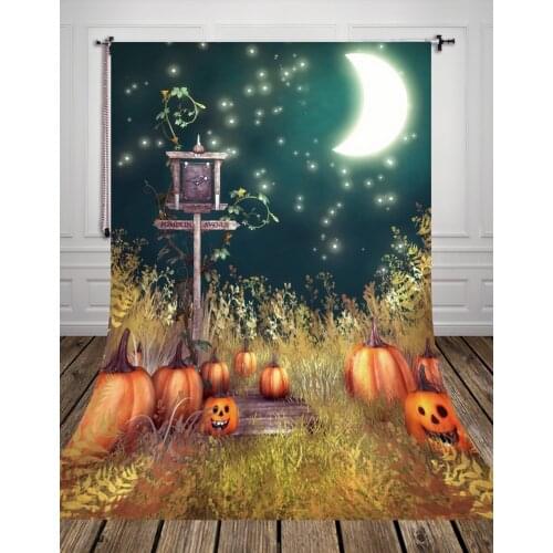 5x7ft Halloween Halloween party props backdrops for children photography pumpkin photography backdrops