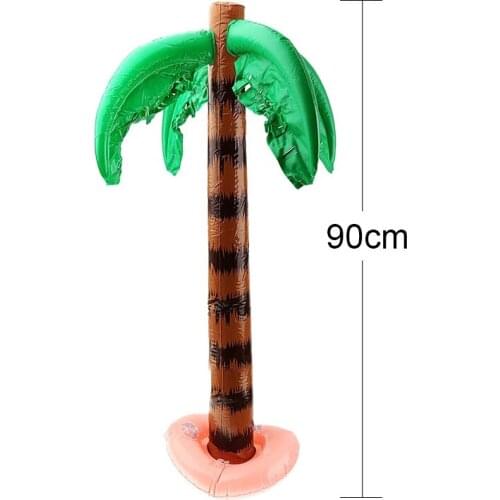 90cm Inflatable Blow Up Hawaiian Tropical Palm Tree Beach Pool Party Decor Toy Supplies SCIE999