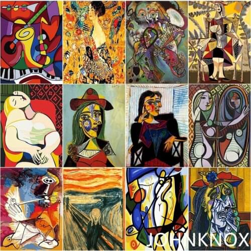 Diy Diamond Painting Abstract Painting 5D Diamond Embroidery Full Round& Square Drill Diamond Mosaic Cross Stitch Home Decor