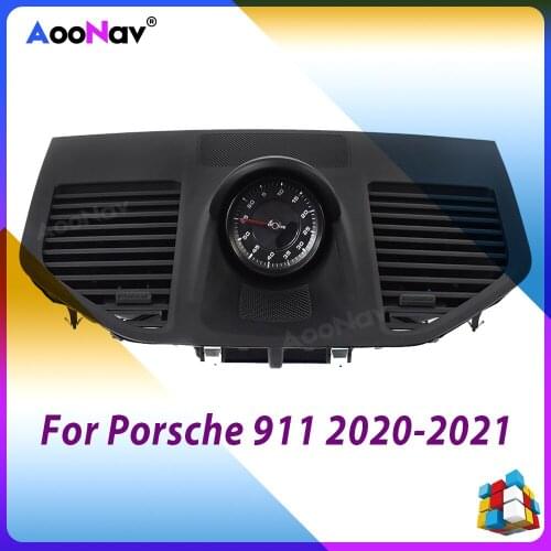 Car Stopwatch For Porsche 911 2020-2021 Car Interior Dashboard Clock Decoration Clock Compass Electronic Time
