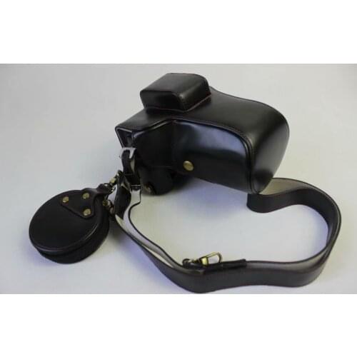 Camera Case Video Bag For Fujifilm FUJI X-E3 XE3 16-50mm,18-55mm lens PU Leather Camera Bag With Strap Open battery