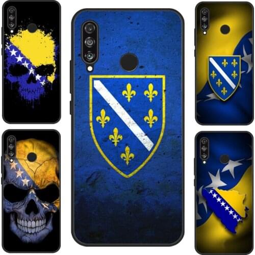 Bosnia and Herzegovina Flag Case For Huawei P30 P20 P40 Pro Mate 10 20 Lite Nova 5T P Smart Z 2019 Honor 9X 8X 8A 10i