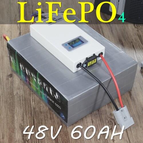 Electric motorcycle LiFePO4 Battery Pack 48V 60AH 3000W Electric bicycle LiFePO4 Long cycle time Battery