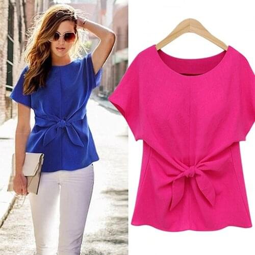 K-rich Short Sleeve Shirts For Women