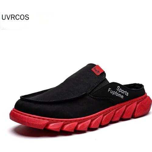 2021 Men Slippers New Casual Shoes Men Outdoor Slippers Breathable Hole Flats Slides Lightweight Man Shoes Male Sandals