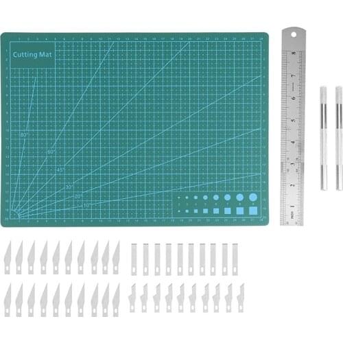 A4 Paper-Cutting Art Stereo Cutting Pad Engraving Knife Pad Art Knife Pad Engraving Tool Blade Set