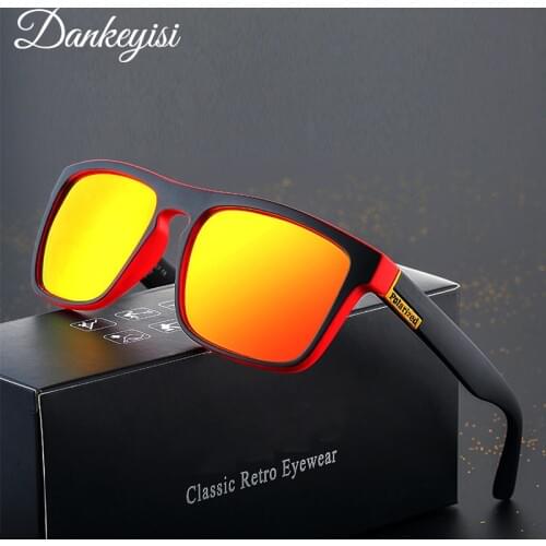 DANKEYISI New Women Sunglasses Women Polarized Sunglasses Men Vintage Mirror Driving Colorful Female Sunglass Lady 2018