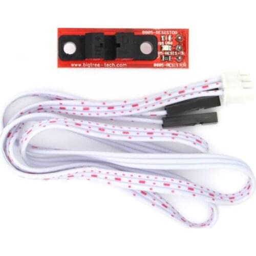 6 Pcs Red Optical Endstop Light Control Limit Switch For RAMPS 1.4 Board 3D Printers Parts with 3 Pin Cable Red Part Accessories