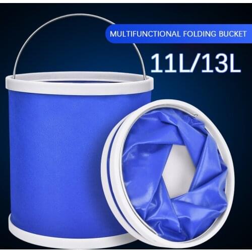 11/13L Car Portable Water Container Storage Bag Waterproof Folding Bucket Is Convenient Environmentally Wear Resistant Bucket