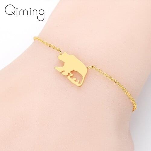 Белые браслеты QIMING China At AliExpress