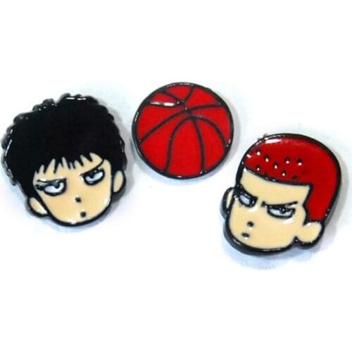 1Set/3PCS SLAM DUNK Fashion Anime Cartoon Earring Cute Animal Stud Earrings For Women Girls Kids Jewelry XMAS New Gifts