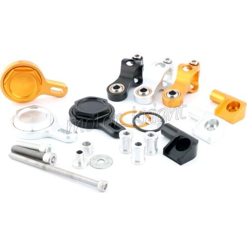 Motorcycles Steering Stabilize Damper Bracket Mount Kits For Yamaha YZF R1 1998-2005 Steering Support Moto Parts