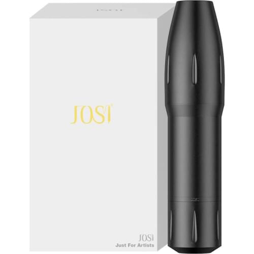 JOSI Rotary Tattoo Machine Strong Power Custom Coreless Motor RCA Cord Cartridge Tattoo Pen with a Replacement 30MM Grip