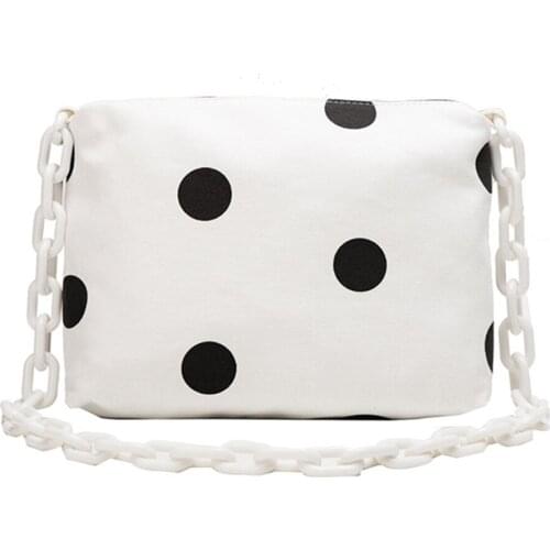 Women bag Fashion Handbags Canvas Famous Brand Shoulder Handbag For Girls Cute Designer Simple Chain Women Messenger bags