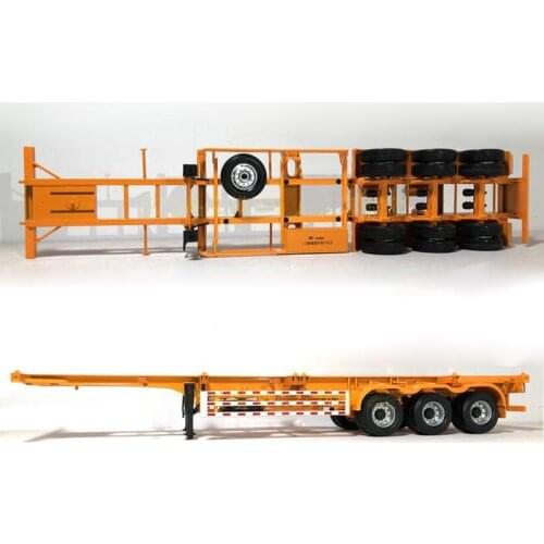 1/24 container Accessories truck skeleton semi-trailer alloy skeleton transport vehicle model tool toys gifts collection display