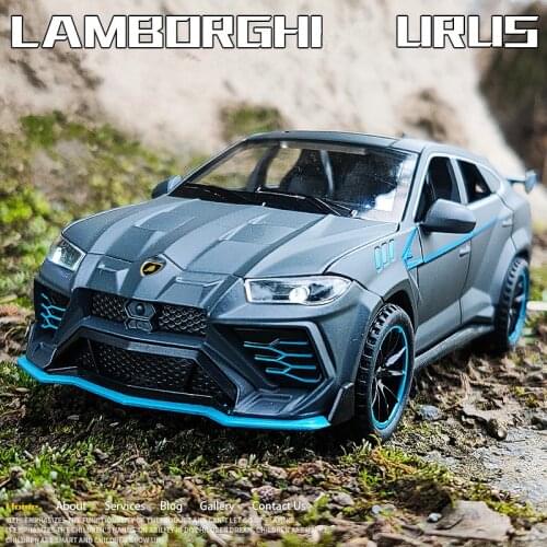 1:32 Alloy Car Model Lamborghini Bison URUS SUV Alloy Racing Convertible Simulation Decoration Collection Gift Toys For Children