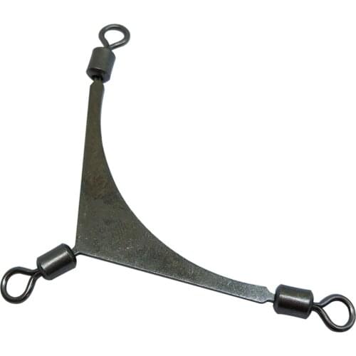 10 pieces/lot 3 way Fishing Rolling pole swivels fishhooks freshwater carp fishing tackle saltwater bass fishing connector pesca