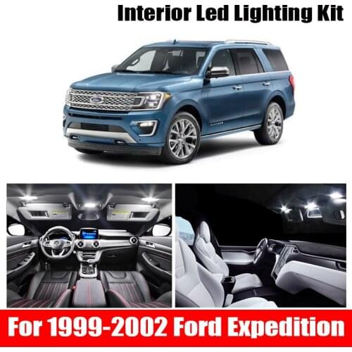 11Pcs White Canbus led Car interior lights Package Kit for 1999 2000 2001 2002 Ford Expedition 1 Yr Wty led interior lights
