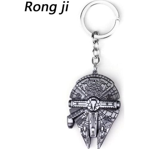 16 Style Fashion The Rise of Skywalker Spaceship Keychain Pendant Keyring Man Jewelry Accessor