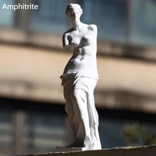 29CM Nude Venus De Milo Aphrodite Goddess Hellenistic Statue Replication Art Reproduction Sculptures Plaster Sketch Decoration