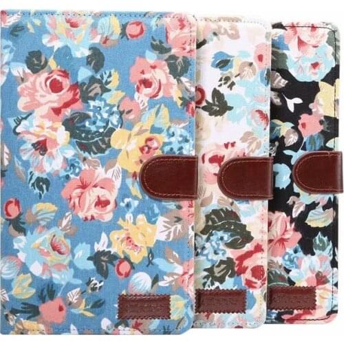 Case For Huawei Mediapad M6 10.8" 2019 Cover Smart leather fabric cloth flower tablets Stand case for Huawei M6 PRO SCM-AL09/W09