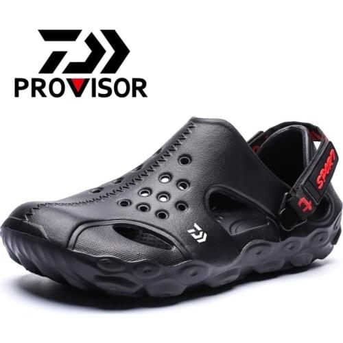 DAIWA Fishing Sandals Fishing Shoes Outdoor Breathable Wading Mens Summer Shoes Non-slip Wear-resistant Shoes Beach Slipper